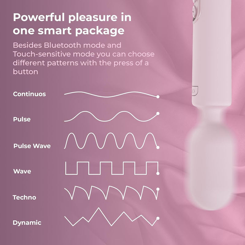 Kiiroo - Prowand Vibrator Wand Remote Control + Free App Pink
