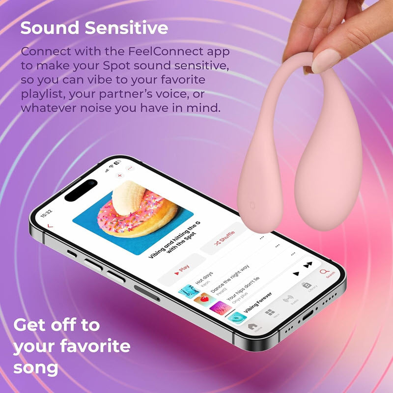 Kiiroo - Spot Kiss Me U-Shaped Vibrator Pink