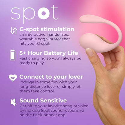 Kiiroo - Spot Kiss Me U-Shaped Vibrator Pink