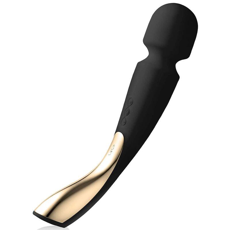 LELO - SMART MEDIUM WAND 2 BLACK MASSAGER - The Intimacy Studio