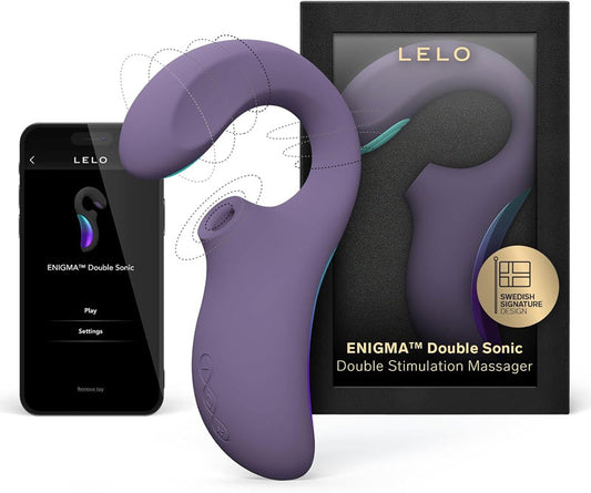 Lelo - Enigma Double Sonic Vibrator Point G Purple