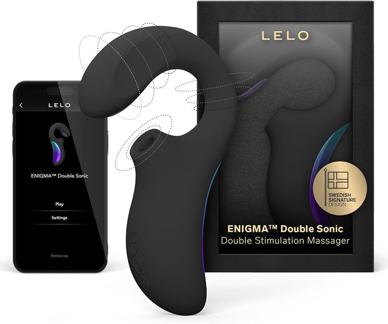 Lelo - Enigma Double Sonic Vibrator Point G Black