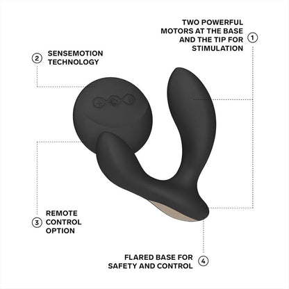Lelo - Hugo 2 Prostate Massager Remote Control Black