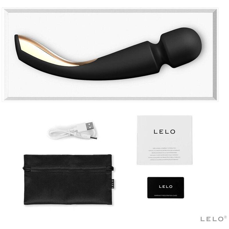 LELO - SMART MEDIUM WAND 2 BLACK MASSAGER - The Intimacy Studio