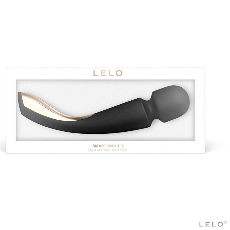 LELO - SMART MEDIUM WAND 2 BLACK MASSAGER - The Intimacy Studio