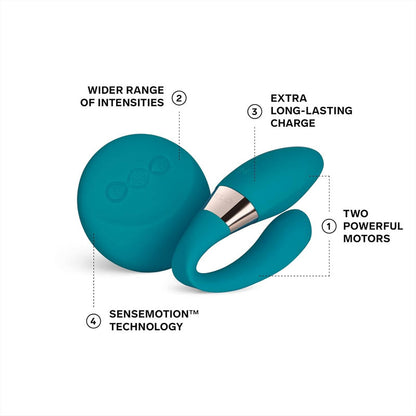 Lelo - Tiani Duo Blue Couples Massager