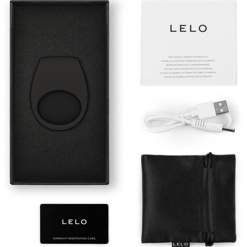 LELO - TOR 3 BLACK VIBRATOR RING - The Intimacy Studio