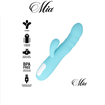 Mia - Vibromasseur Eiffel Turquoise