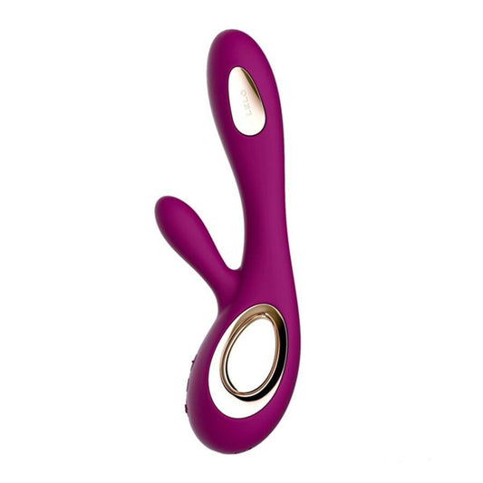 LELO - SORAYA WAVE VIBRATOR RABBIT PURPLE - The Intimacy Studio