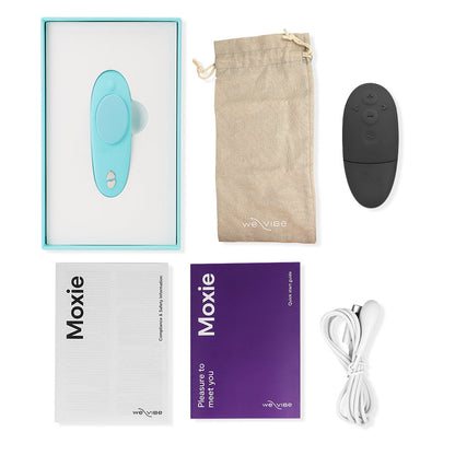 We-Vibe - Moxie+ Remote Controlled Panty Vibrator Aqua
