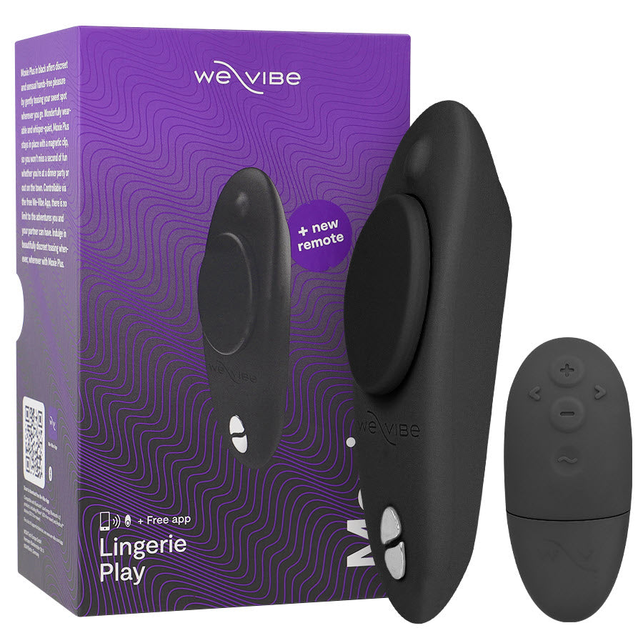 We-Vibe - Moxie+ Remote Controlled Panty Vibrator Black