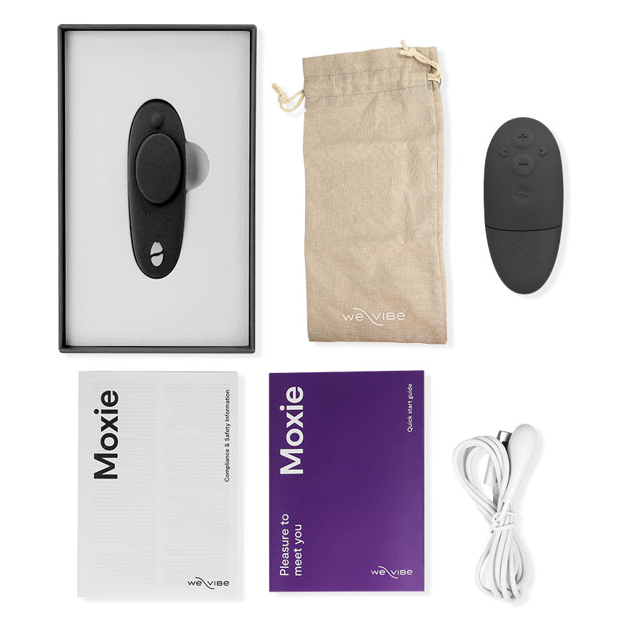 We-Vibe - Moxie+ Remote Controlled Panty Vibrator Black