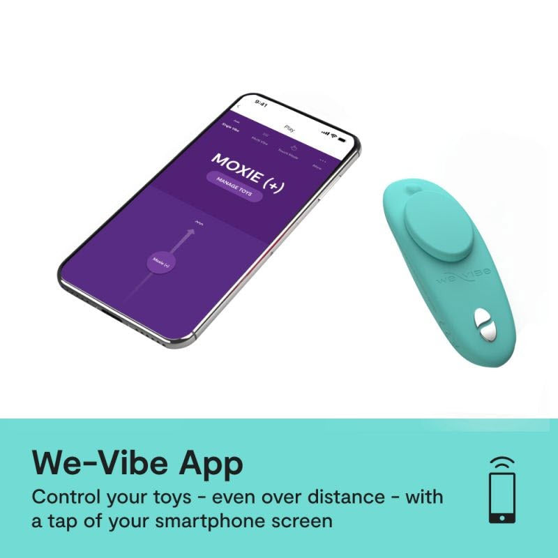 We-Vibe - Moxie+ Remote Controlled Panty Vibrator Aqua